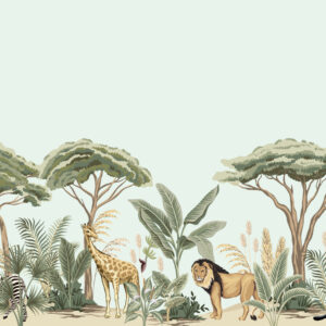 Safari Dieren Behang