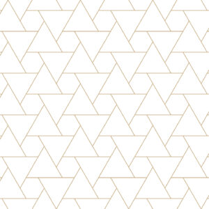 Golden triangles Geometrisch Behang