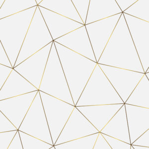 Golden geometric Geometrisch Behang