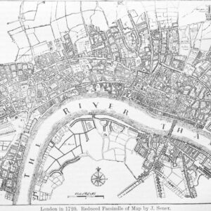 Plan of London Werelds Behang