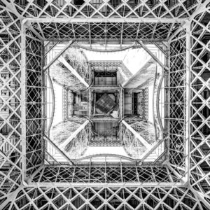 The Eiffel Tower Werelds Behang
