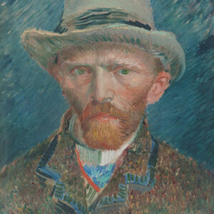 Zelfportret van Gogh Meesterschilders Behang