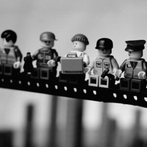 Photography Lego New York Werelds Behang